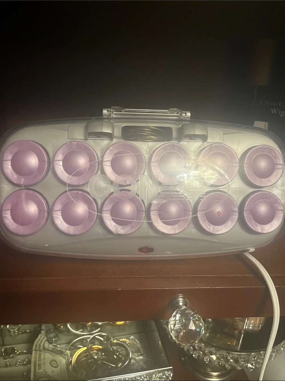 Conair ION Shine Purple Hot Roller Set